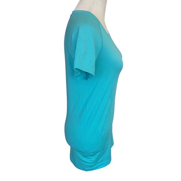 Lululemon Aqua Blue Swiftly Tech Short Sleeve 2.0 Women's Size 6 - Picture 3 of 5